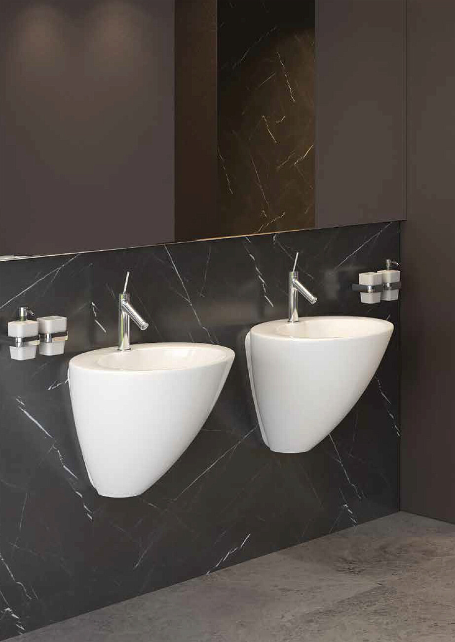 Раковина подвесная керамическая круглая 51 см белая Stworki "Ноттвиль 51" K3101-2505-001-1-0000 - изображение 5