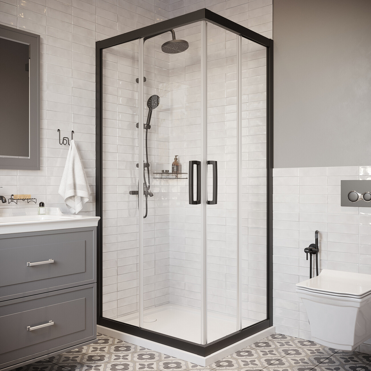 Поддон для душа акриловый с сифоном 100x80 см белый Stworki "Эстерсунд" ESП0053 - изображение 4