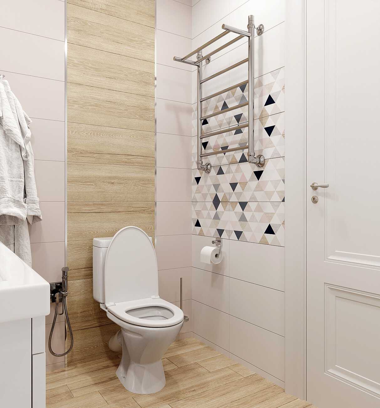 Полотенцесушитель водяной 80х50 см хром Ewrika "Сафо" FP 4627201607911 - изображение 8