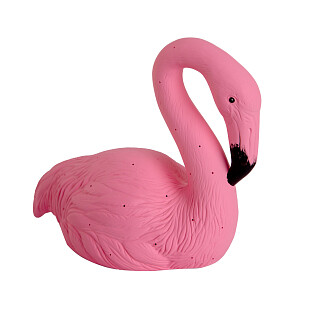 Светильник настольный керамический розовый "Фламинго"