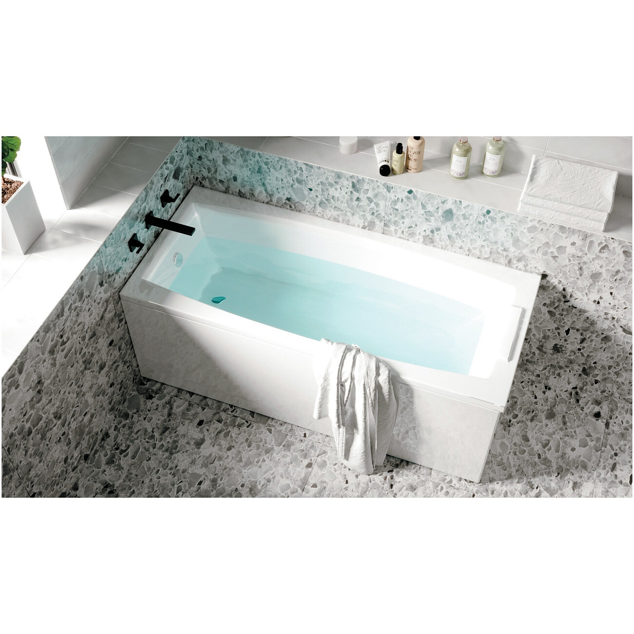 Ванна акриловая 150х75 см белая Creto Elite 11-15075 - изображение 2