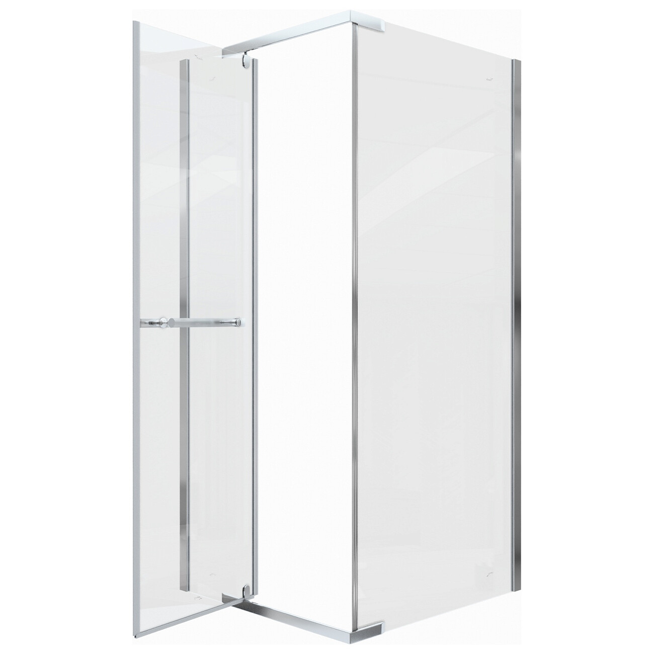 Душевой уголок квадратный 90x90 см хром Cerutti SPA Mimi ZQ91T - изображение 4