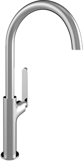 Смеситель для кухни однорычажный хром Domaci &quot;Равенна&quot; ML-05cr