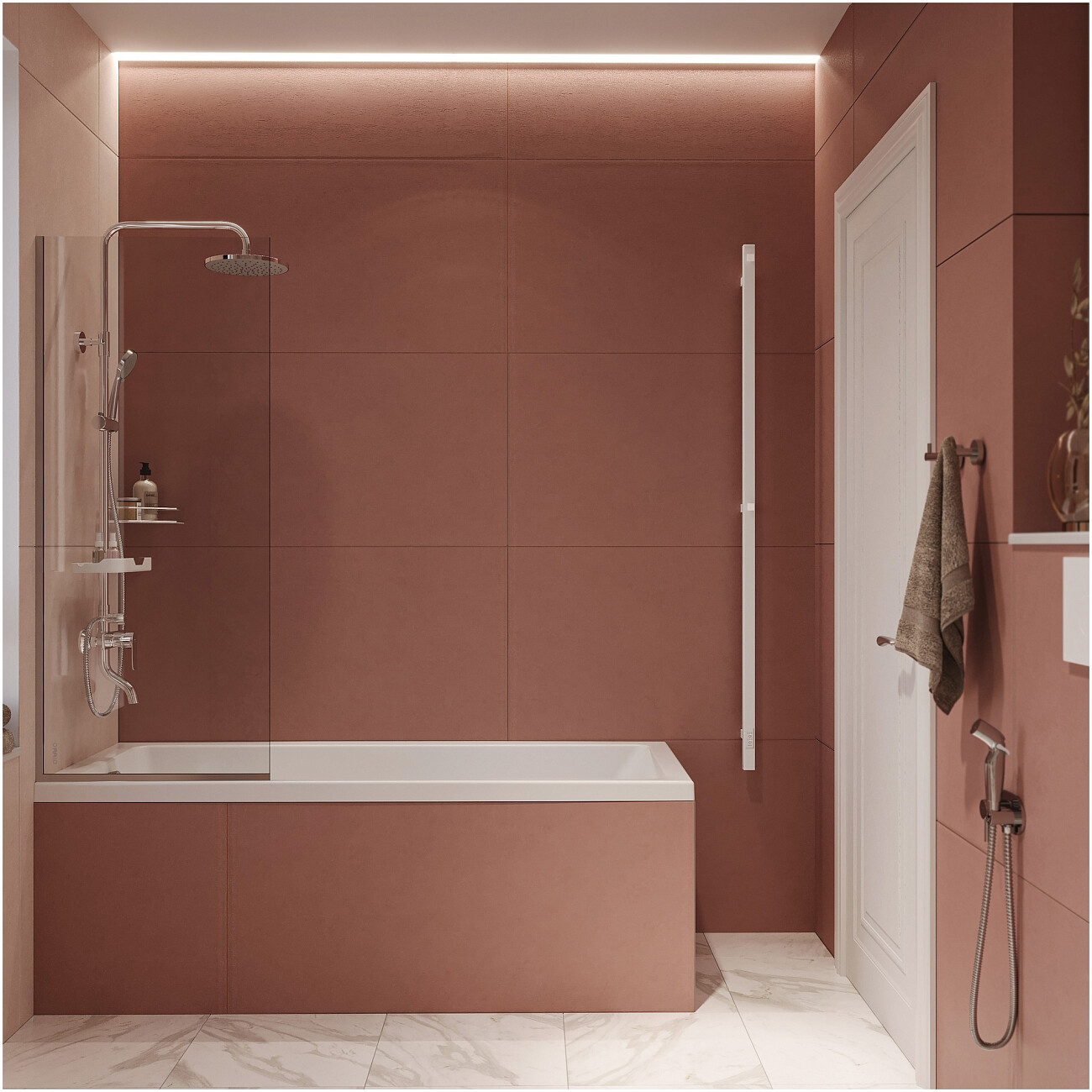 Полотенцесушитель электрический 160х3 см белый Ewrika "Пенелопа" P1 4657801249303 - изображение 5