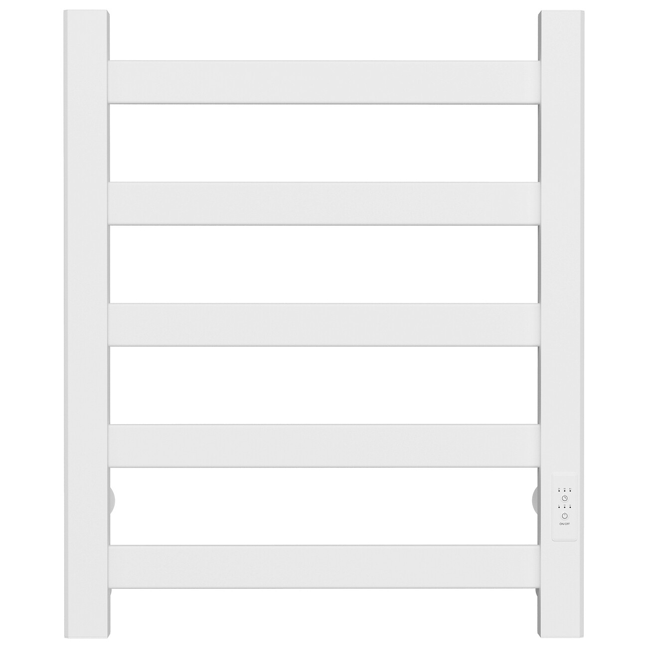 Полотенцесушитель электрический 60х50 см белый матовый Ewrika "Калипсо" - изображение 2