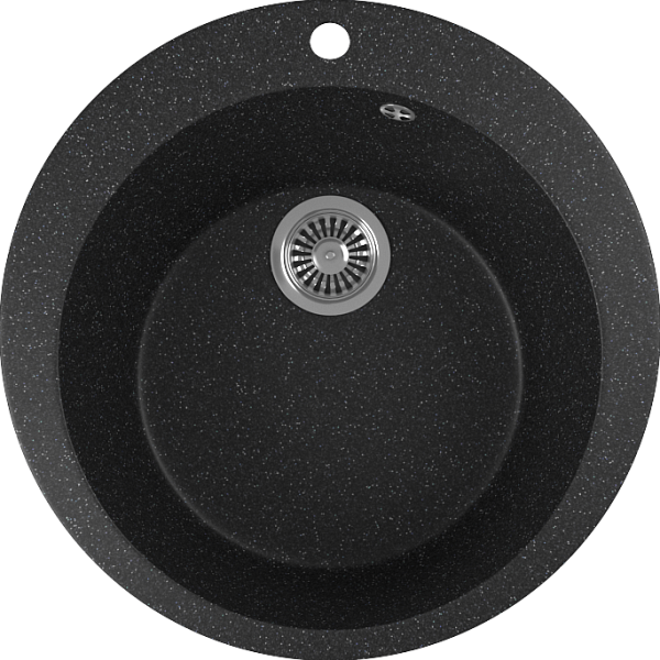 Мойка кухонная черная Domaci "Бьелла" DMC-05-308 - изображение 1