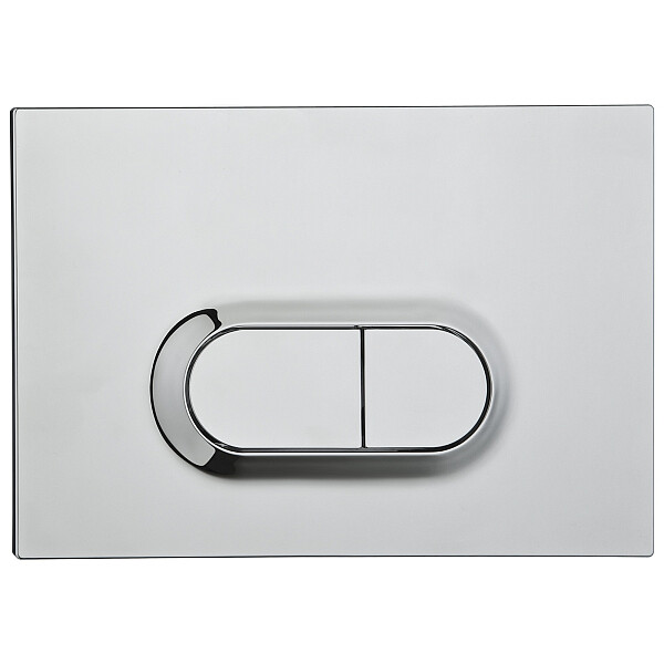 Кнопка смыва пластиковая глянцевый хром Vitra Loop O 740-0780 - изображение 1