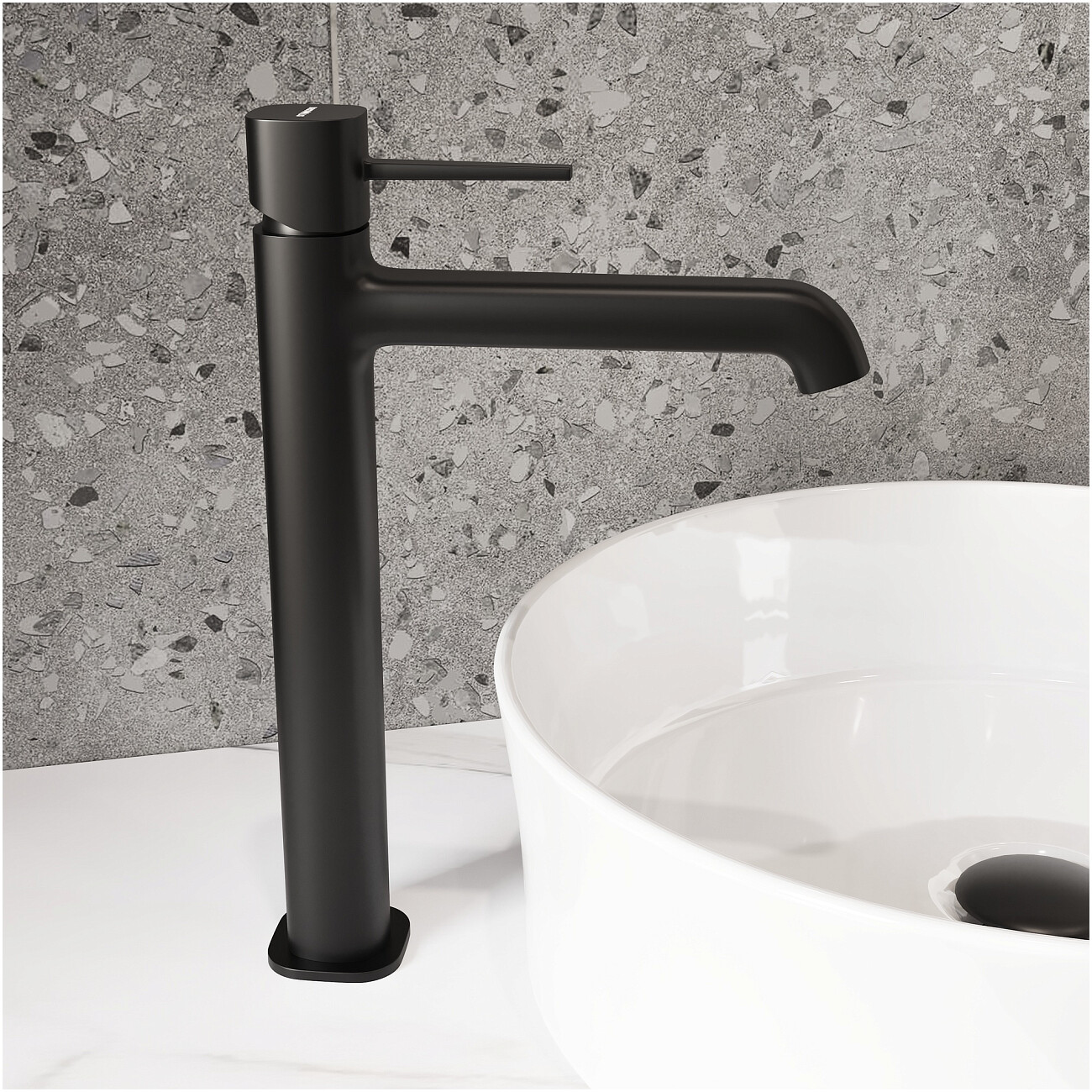 Смеситель для раковины однорычажный черный Stworki "Эстерсунд" S31020BK - изображение 5