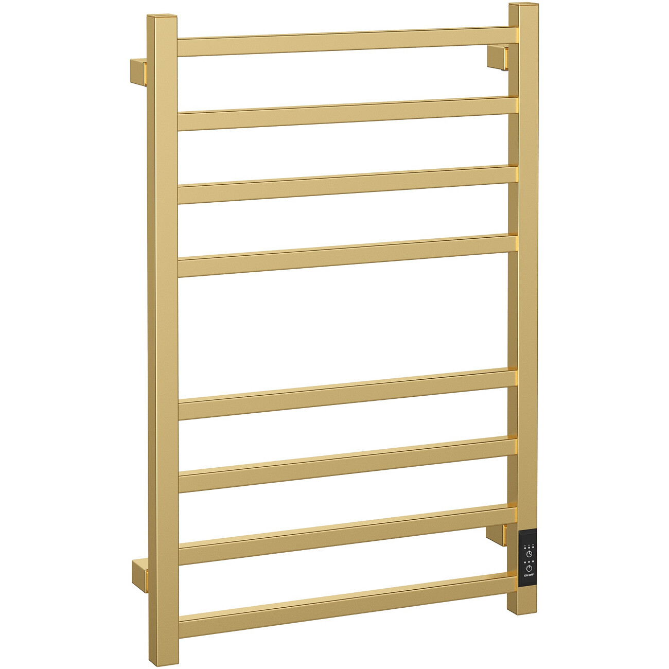 Полотенцесушитель электрический с терморегулятором 50х80 см золото матовое Ewrika "Пенелопа" L2 - изображение 6