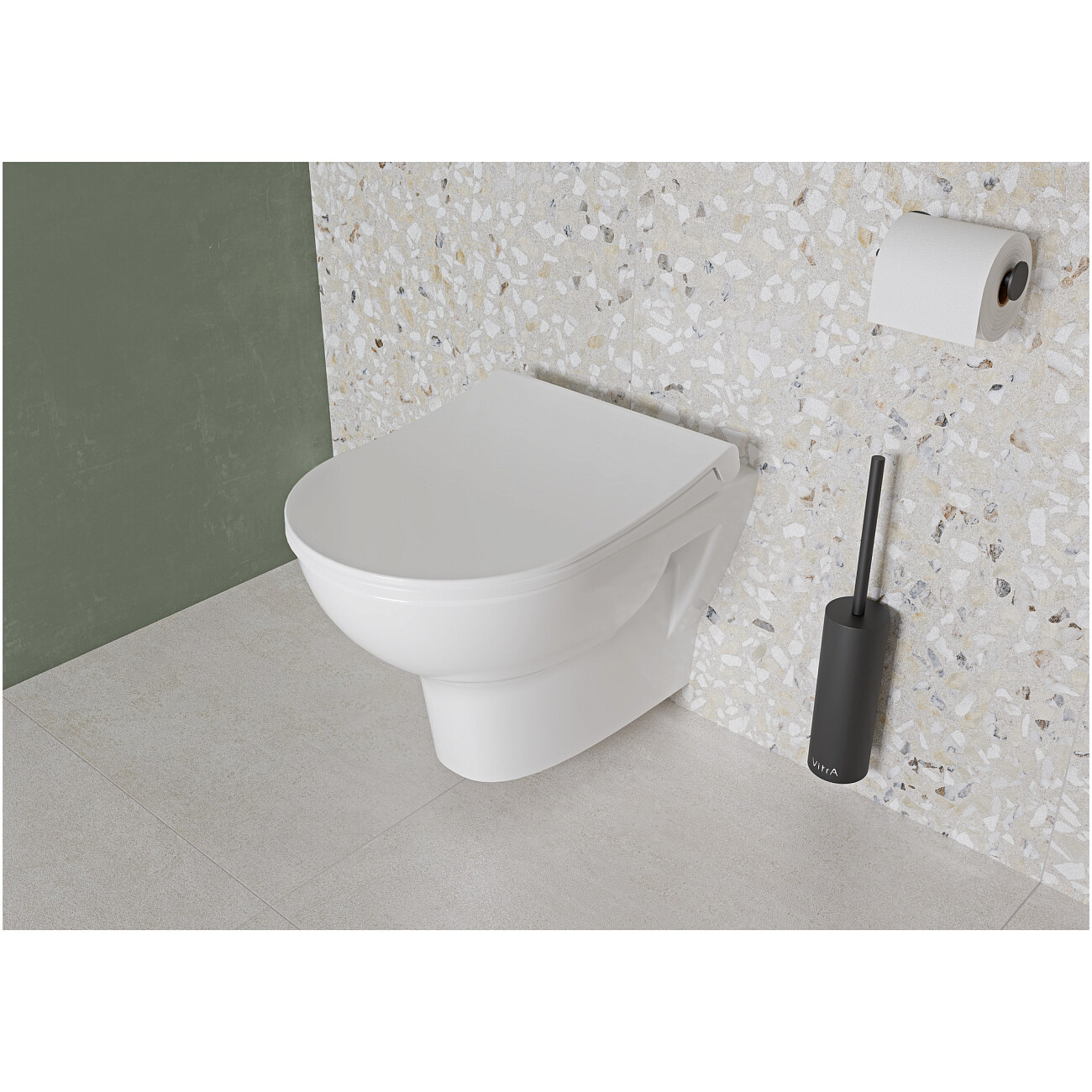 Унитаз подвесной безободковый белый Vitra Zentrum Rim-Ex 5795B003-0075 - изображение 2