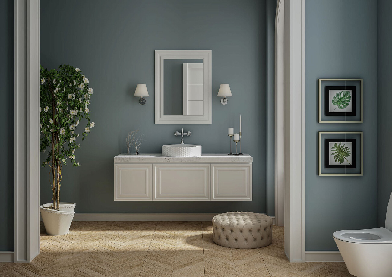 Раковина накладная керамическая круглая 40 см белая Stworki 3044-KL - изображение 8