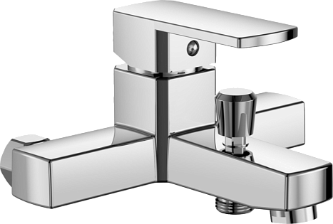 Смеситель для ванны с душем хром Diwo &quot;Суздаль&quot; SU-02cr