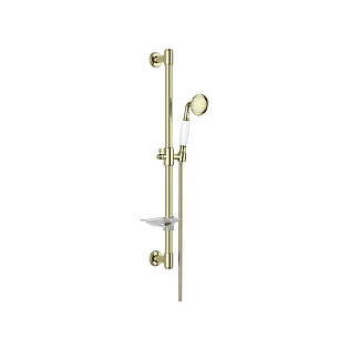 Душевая стойка с мыльницей и держателем 65 см золотая Aquatek &quot;Классик&quot; 1jet AQ2020PG