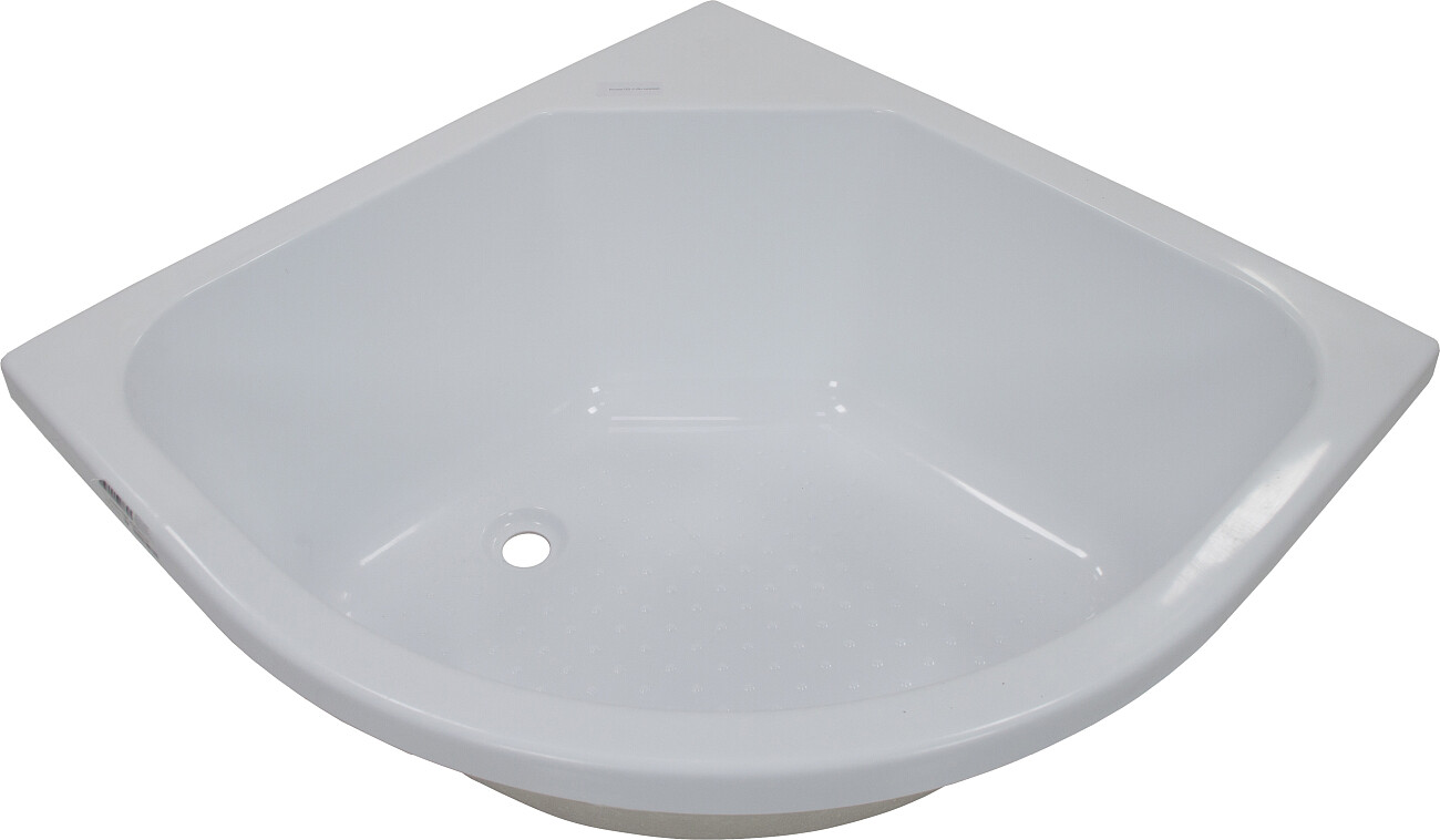 Поддон для душа акриловый четверть круга 90х90 см белый Diwo R 45-90 Щ0000055626 - изображение 3