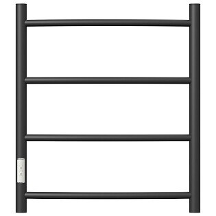 Полотенцесушитель электрический 50х60 см с диммером слева черный Point &quot;Афина&quot; PN04756B П4