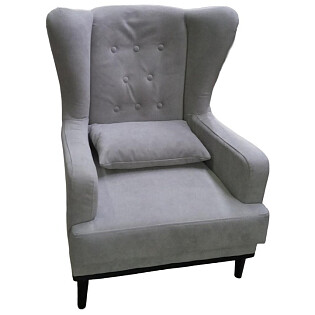 Кресло мягкое с пуговицами на ножках Тедди 022 "Оскар"