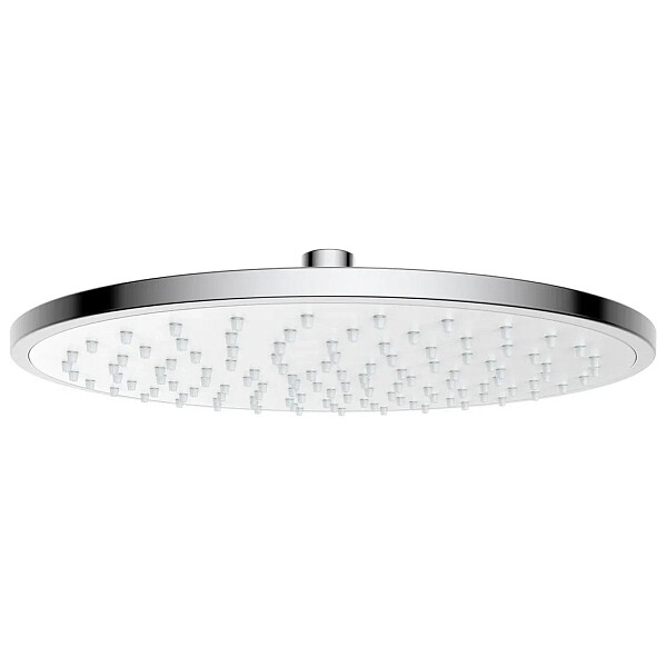 Лейка для верхнего душа круглая 26 см белая, хром Lemark LM8131C - изображение 1