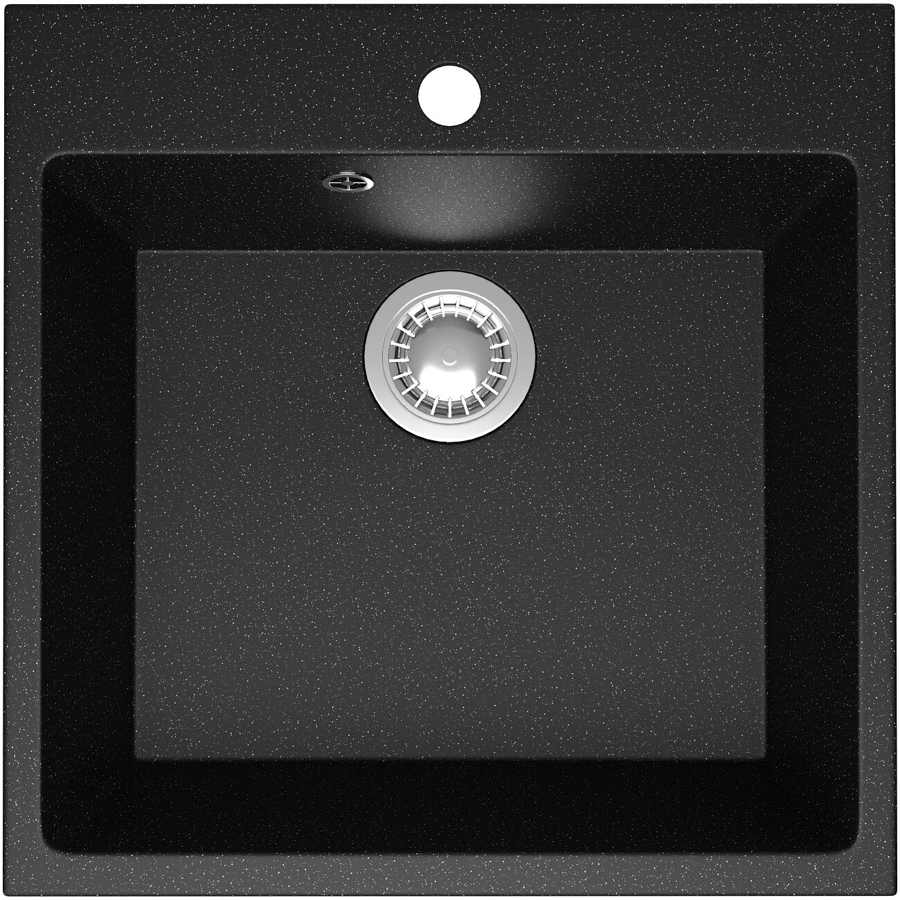 Мойка черная Domaci "Болонья" М-42-002 со смесителем "Равенна" D45-002cr - изображение 2