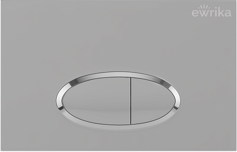 Кнопка смыва хром глянцевый Ewrika 0051