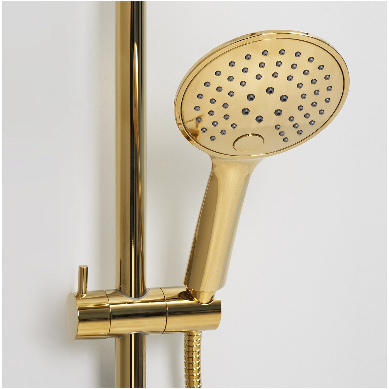 Душевая система со смесителем из латуни золотая Wasserkraft A17101 - изображение 4