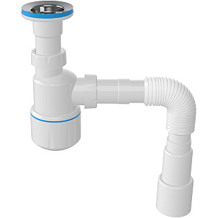 Сифон для биде белый Ewrika 5055860