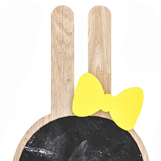 Аксессуар для доски/зеркала желтый "Бантик"