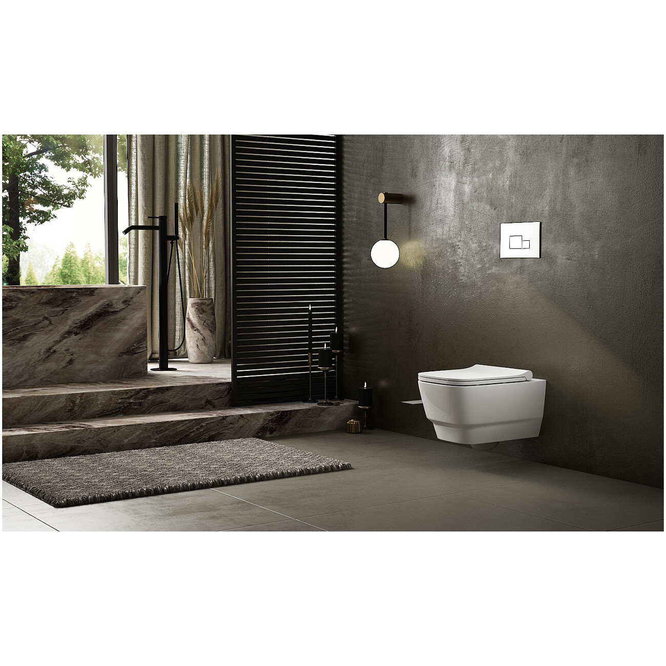 Унитаз подвесной безободковый белый Dreja Enzo 88.0001 - изображение 4