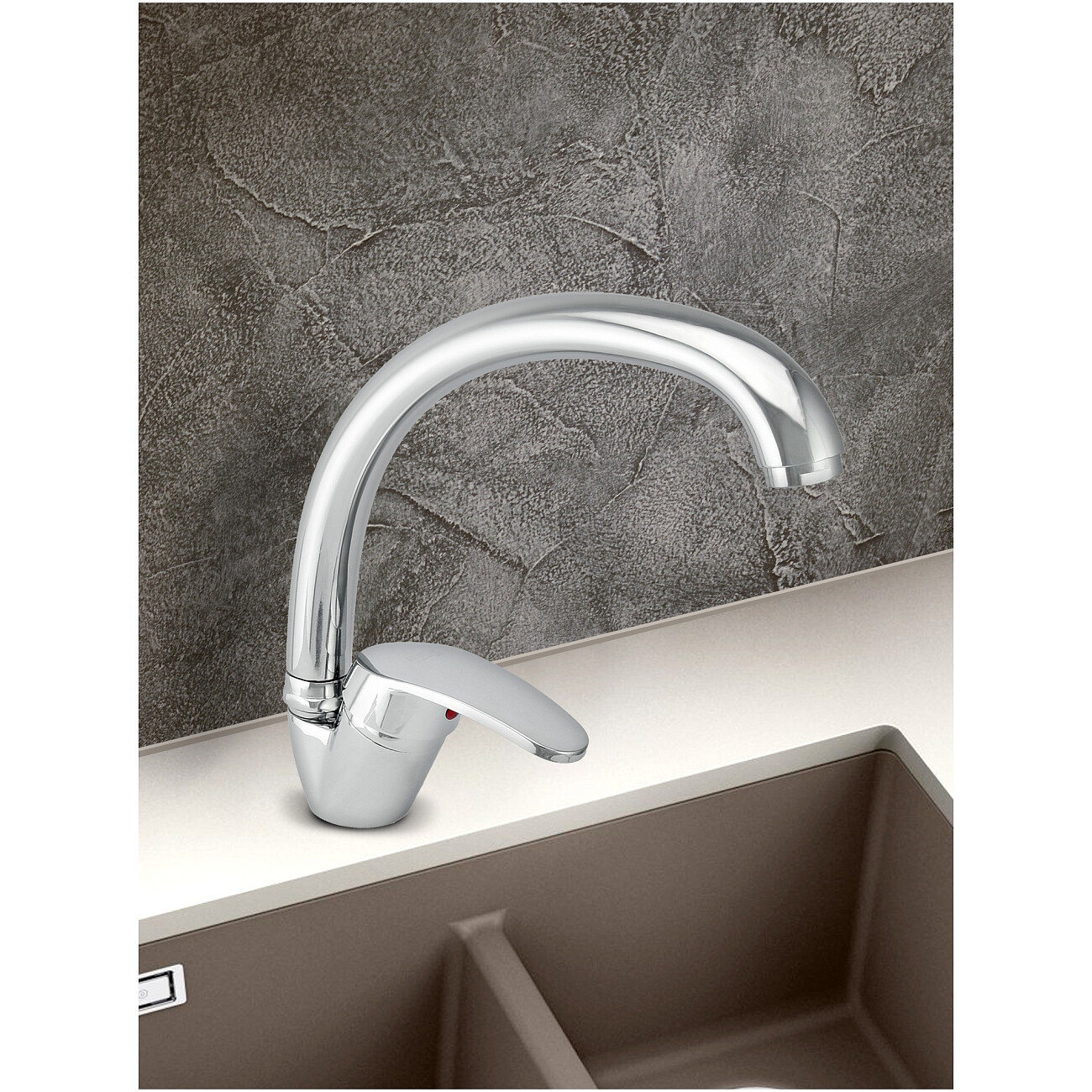 Смеситель для кухни однорычажный хром Istok life Standard 0402.756 - изображение 8