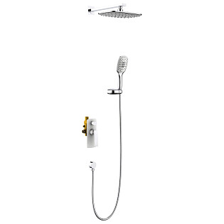 Душевой комплект встроенный с тропическим душем хром Timo Helmi SX-4069-00-16SM