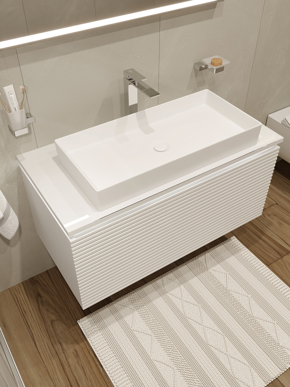 Смеситель для раковины однорычажный хром Stworki "Карлстад" KAS-02cr - изображение 9