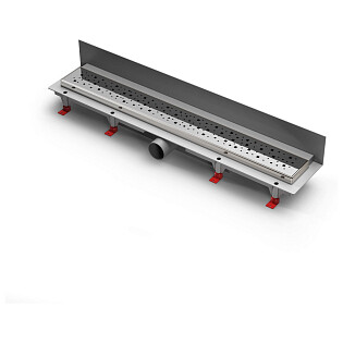 Душевой лоток с решеткой 85 см хром Creto Quadro CRE-850 QN-P