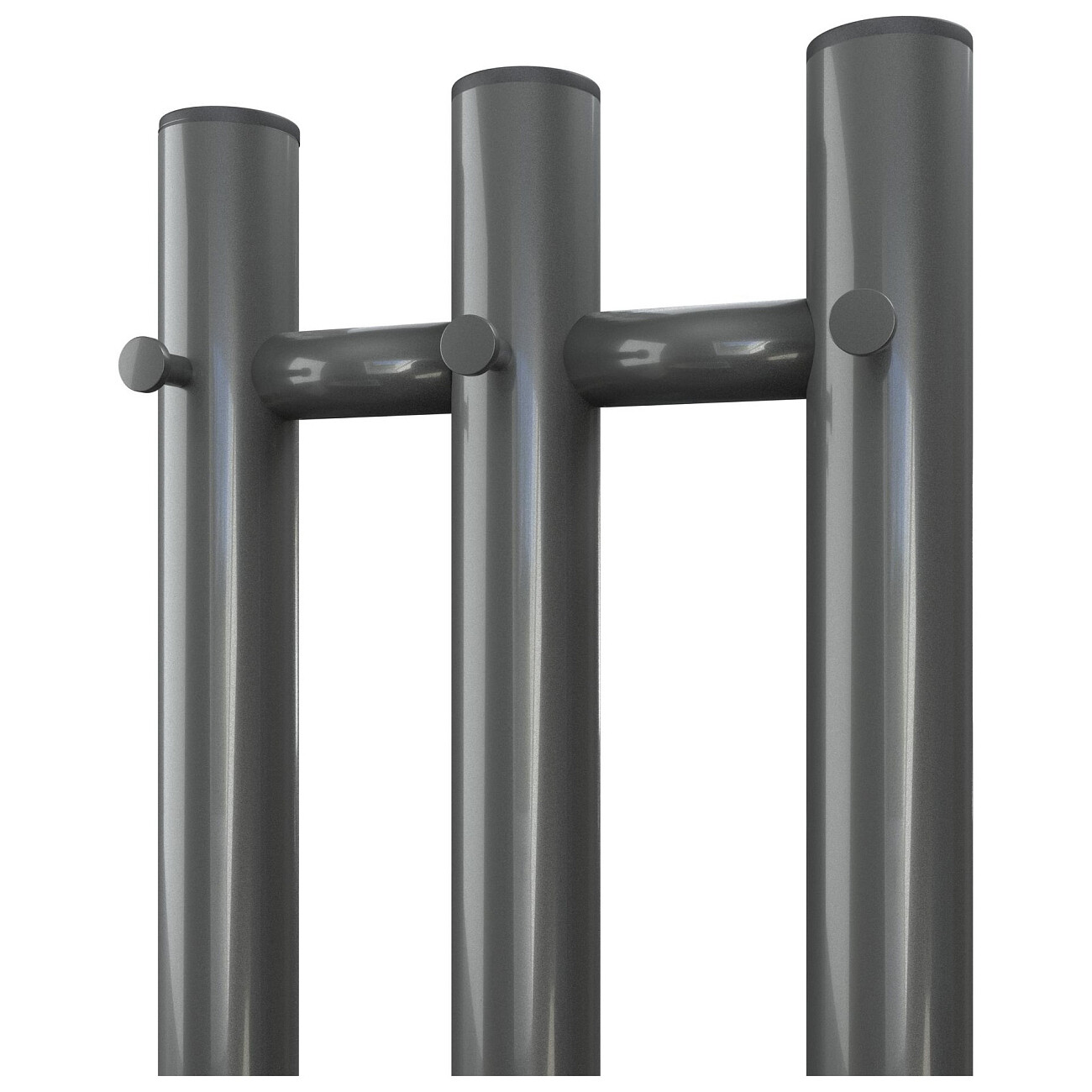 Полотенцесушитель электрический 120х12 см графит Point "Деметра П3" PN12822GB - изображение 5