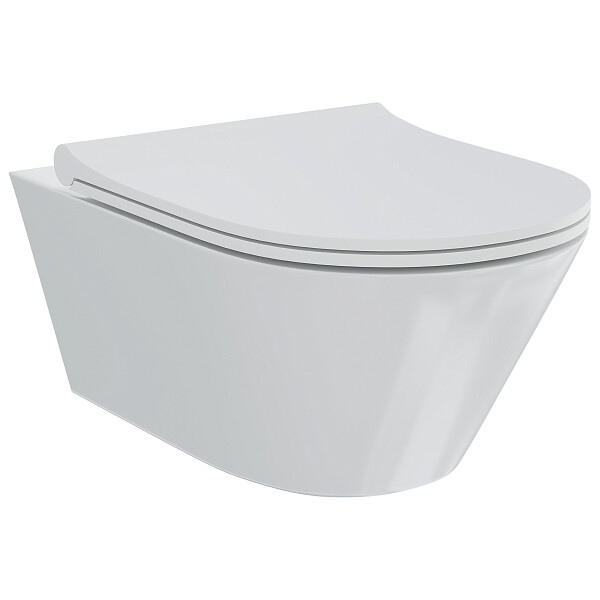 Унитаз подвесной безободковый белый Creto Logan L3 1003-001-L3W - изображение 1