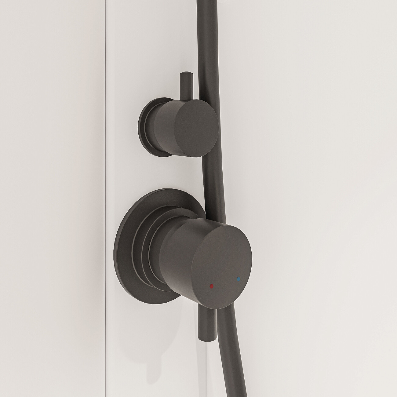 Душевая кабина четверть круга с высоким поддоном 90х90 см черный Stworki "Хельсинки" HWHC-401А-090BT - изображение 7