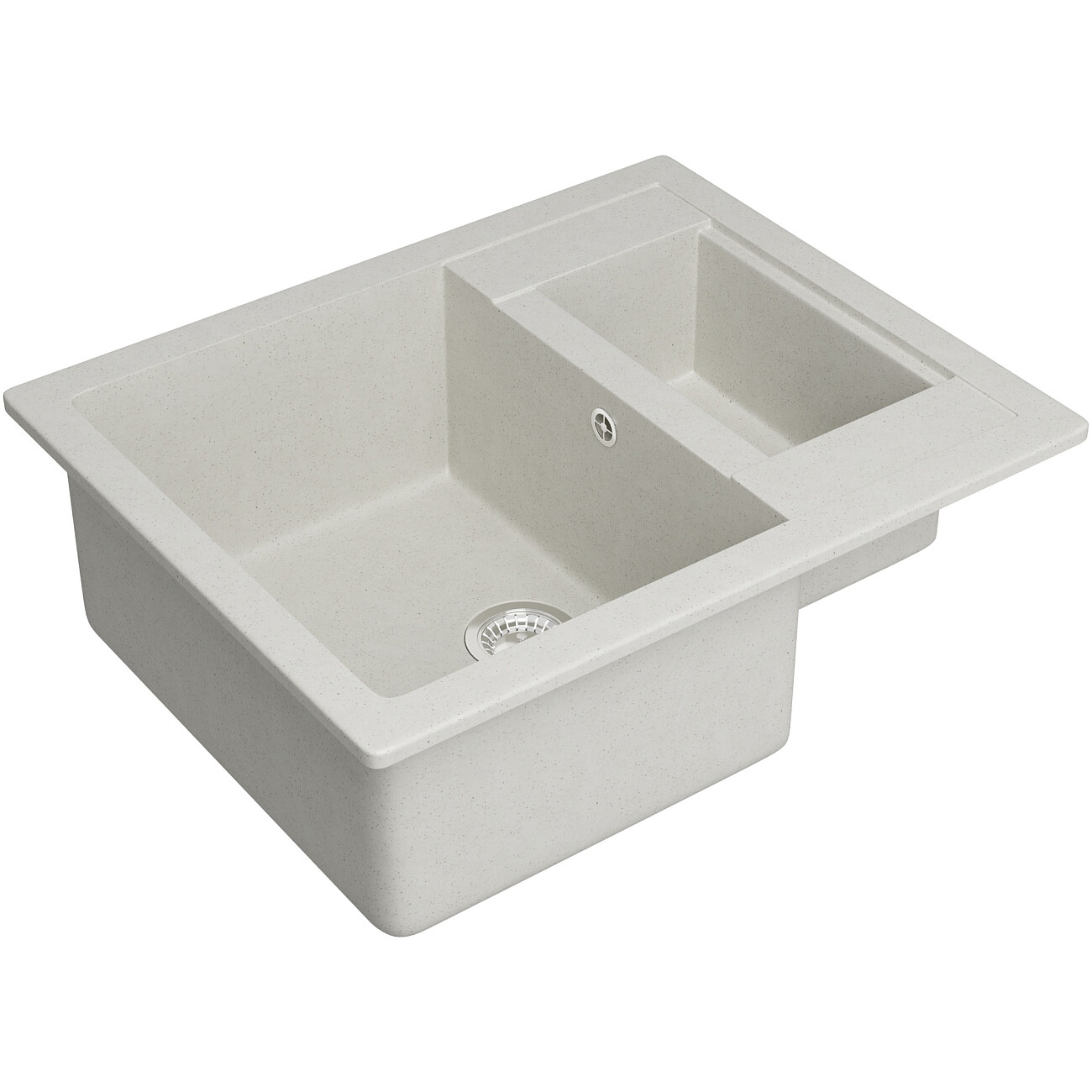 Мойка кухонная белая Domaci "Болонья" М-19-001 - изображение 10