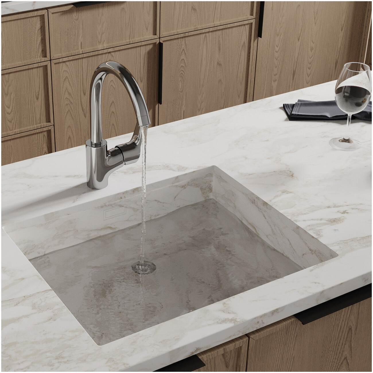 Смеситель для кухни из латуни хром Wasserkraft 4507 - изображение 2