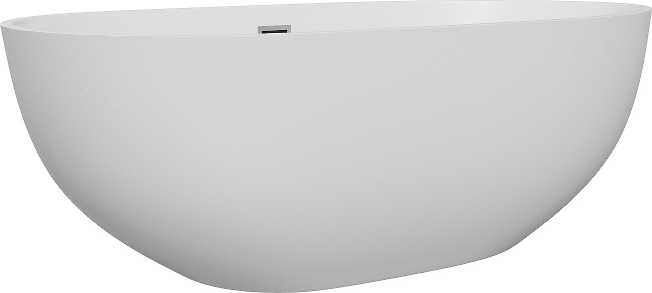 Ванна акриловая овальная 78х160 см белая матовая Artemis Leonia 1.05.413.146.01.1.26 - изображение 3