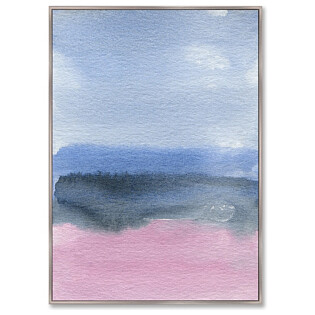 Репродукция картины на холсте 75х105 см Early spring sky