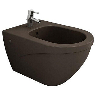 Биде подвесное фарфоровое кофейное матовое Bocchi Taormina Arch 1121-025-0120