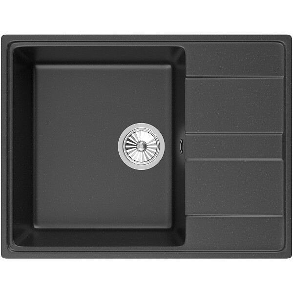 Мойка кухонная уголь Domaci "Солерно" DP 650-07 - изображение 1
