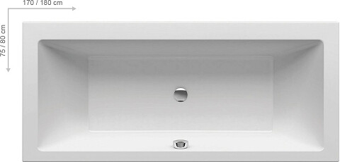 Ванна акриловая 170х75 см белая Ravak Formy 01 C691000000