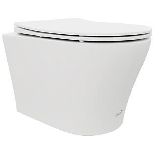 Унитаз подвесной безободковый белый матовый Cerutti SPA Adige Aria MW CT9245