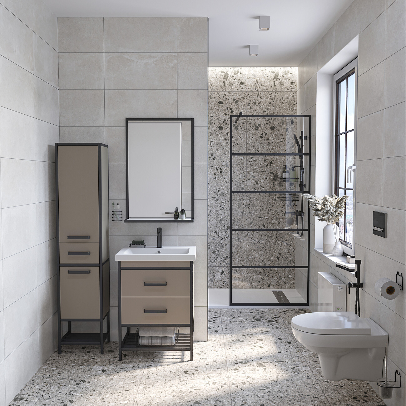 Поддон для душа с сифоном 160x80 см белый камень Stworki "Эстерсунд" - изображение 7