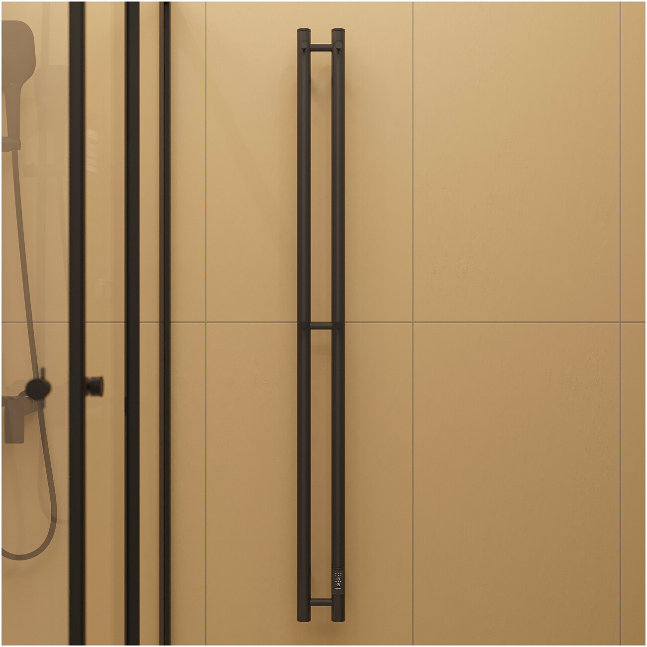 Полотенцесушитель электрический 140х11 см черный Ewrika "Пенелопа Х2" 4657812418675 - изображение 8