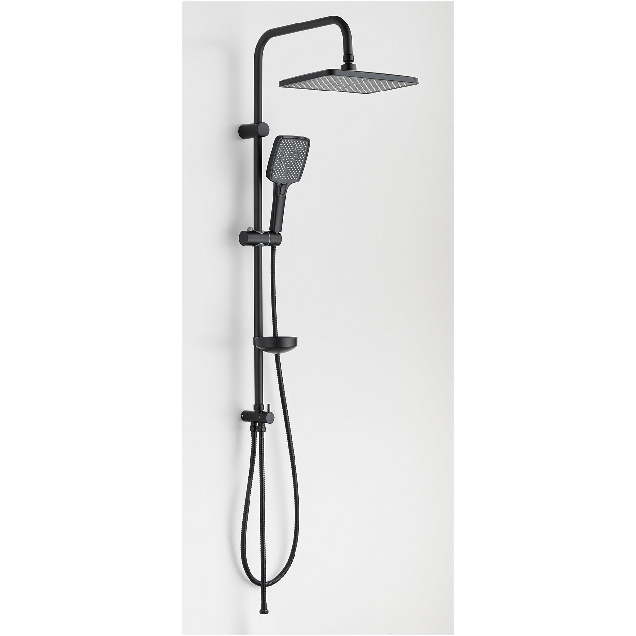 Душевая стойка с верхним душем черная Stworki "Колдинг" S32180BK - изображение 9