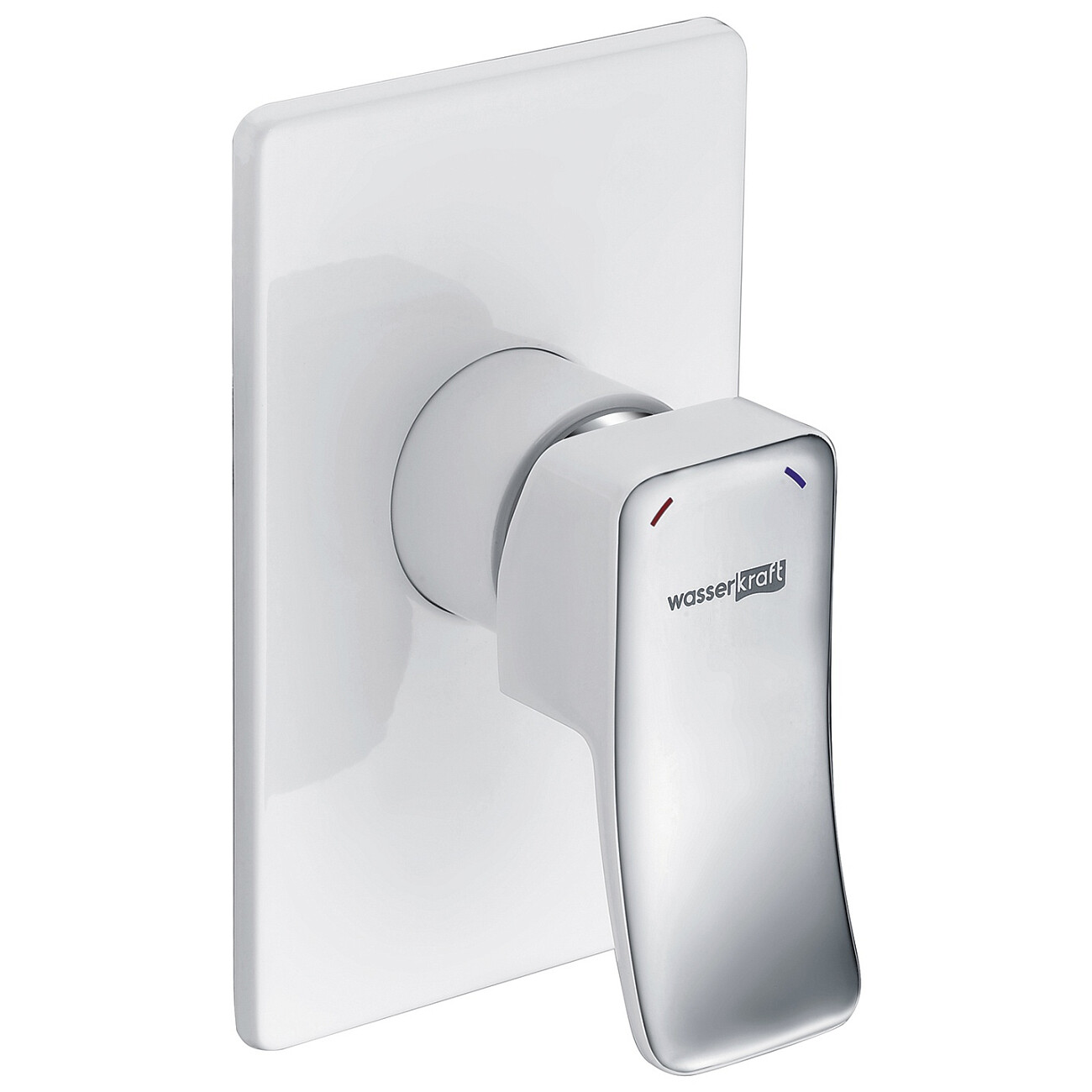 Смеситель для душа встраиваемый белый Wasserkraft 10651W - изображение 4