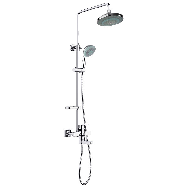Душевой комплект с тропическим душем и подсветкой хром Timo Beverly SX-1060-00 3010 - изображение 1