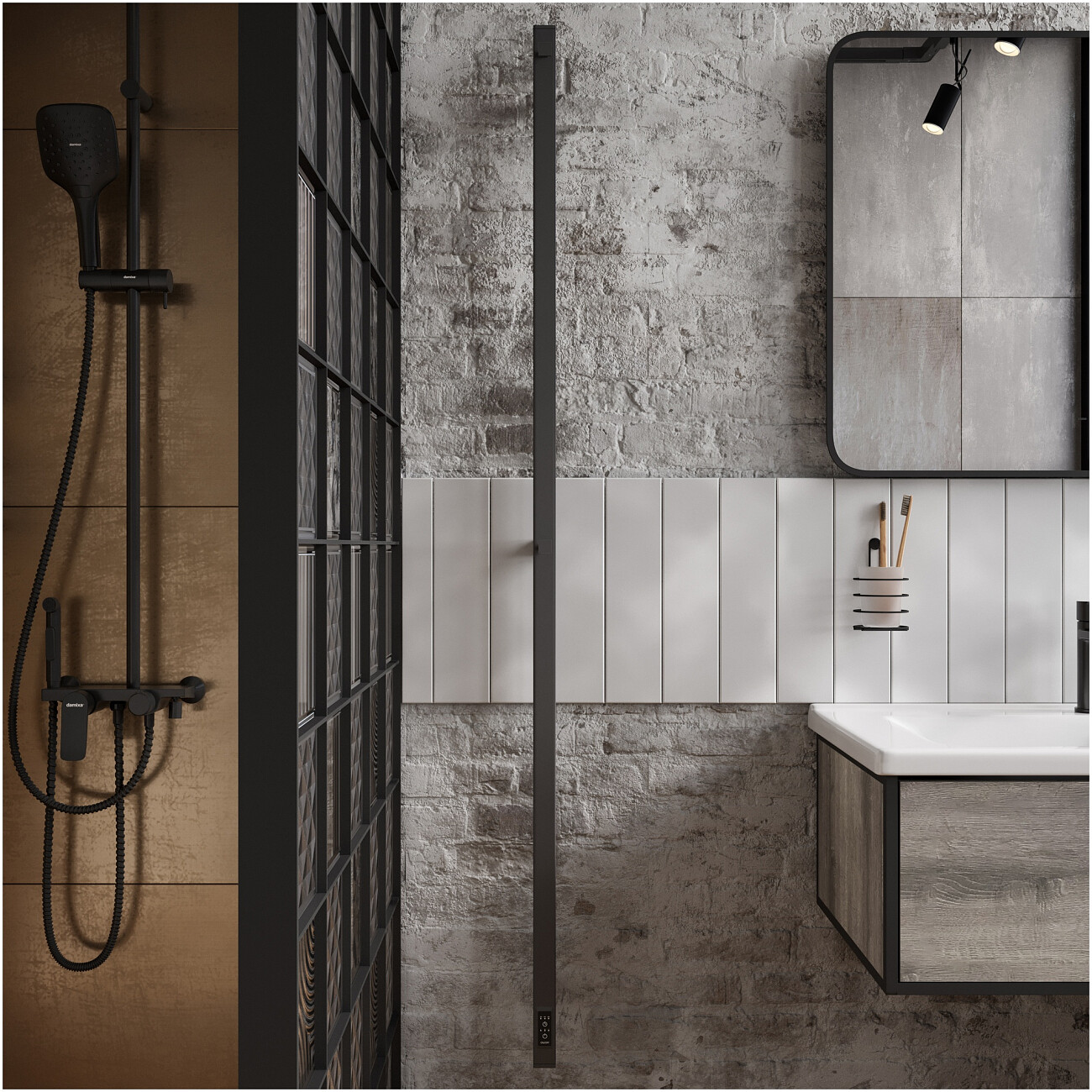 Полотенцесушитель электрический 160 см графит Ewrika "Пенелопа" P1 4657819953414 - изображение 6