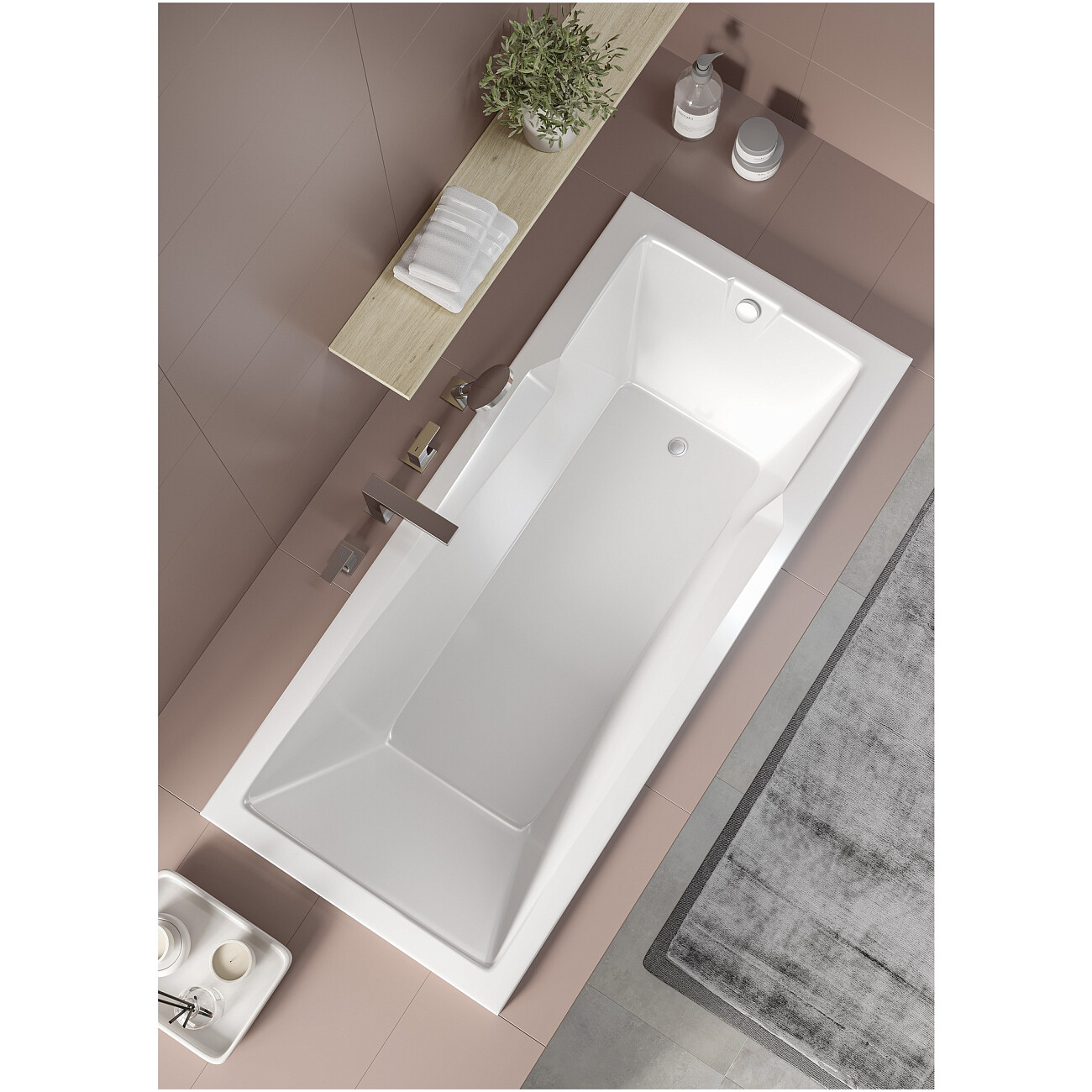 Ванна 90х190 см белая Creto Regia 12-19090 - изображение 2