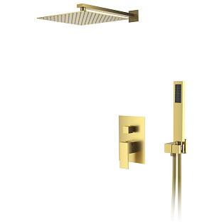 Душевой комплект встраиваемый матовое золото D&K Bayern.Liszt DA1515707A04
